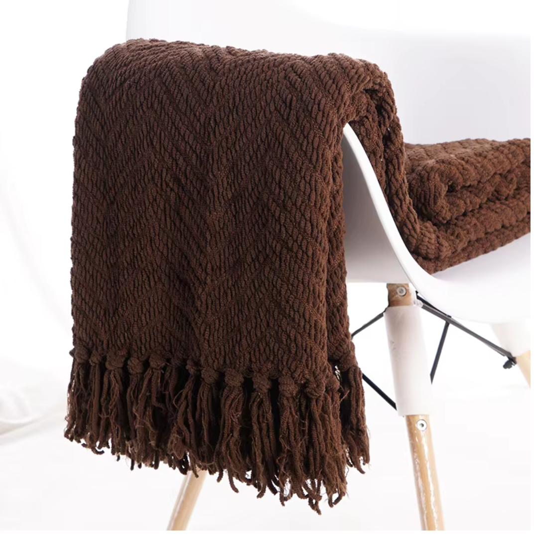 Battilo Knitted Throw Blanket