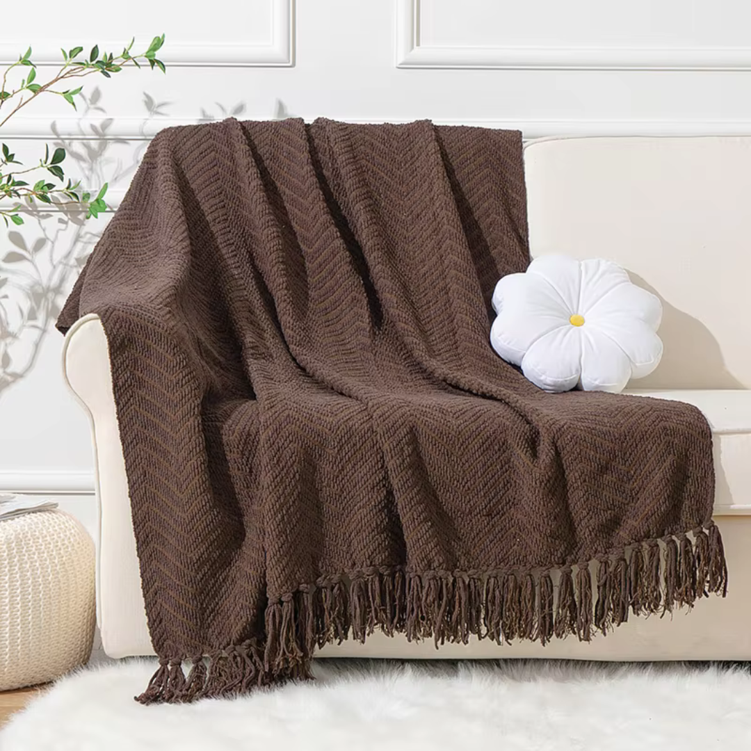 Battilo Knitted Throw Blanket