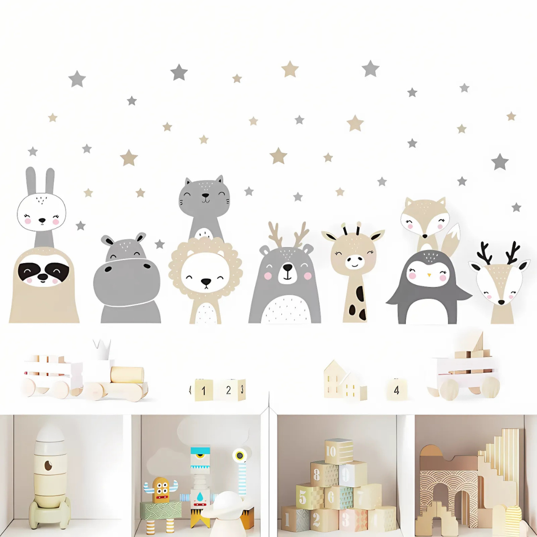 Woodland Animal Wall Stickers