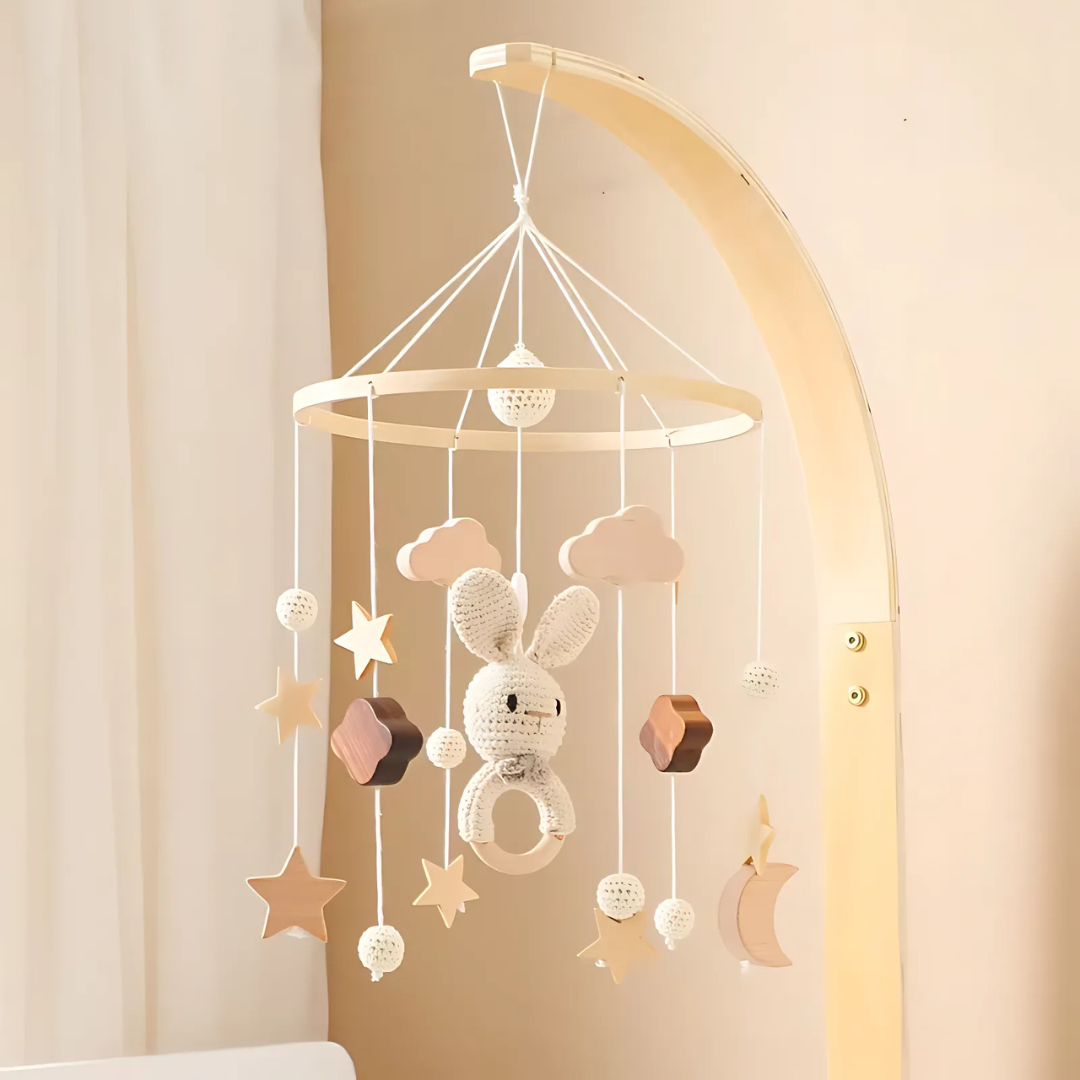 Baby Bunny Rattle Mobile