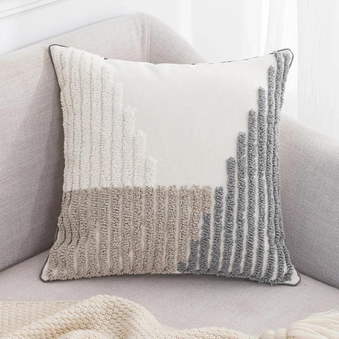 Modern Beige-Grey Cushion