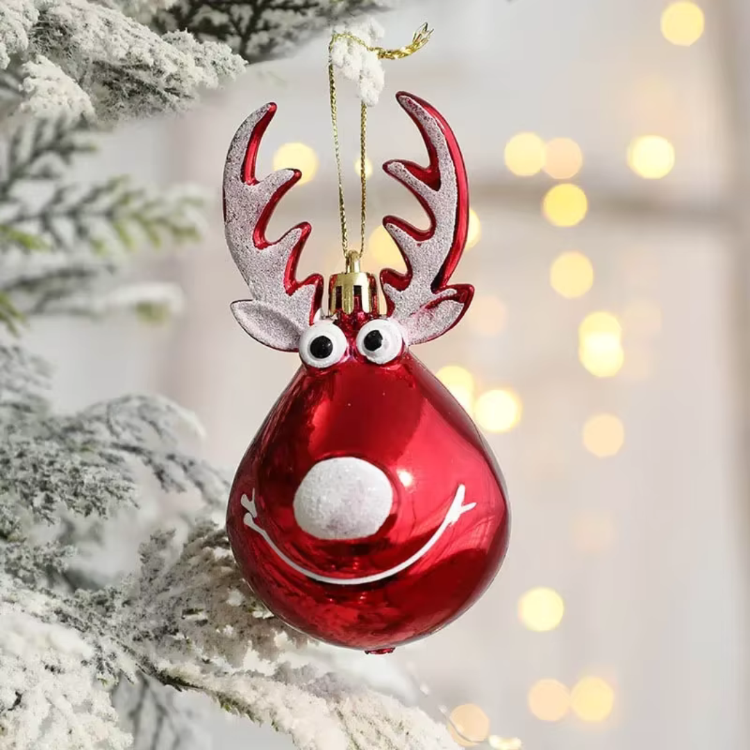 Elk Christmas Ball Ornaments