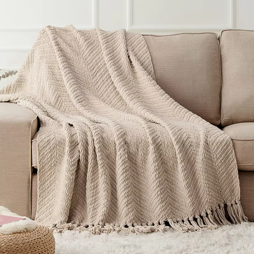 Battilo Knitted Throw Blanket