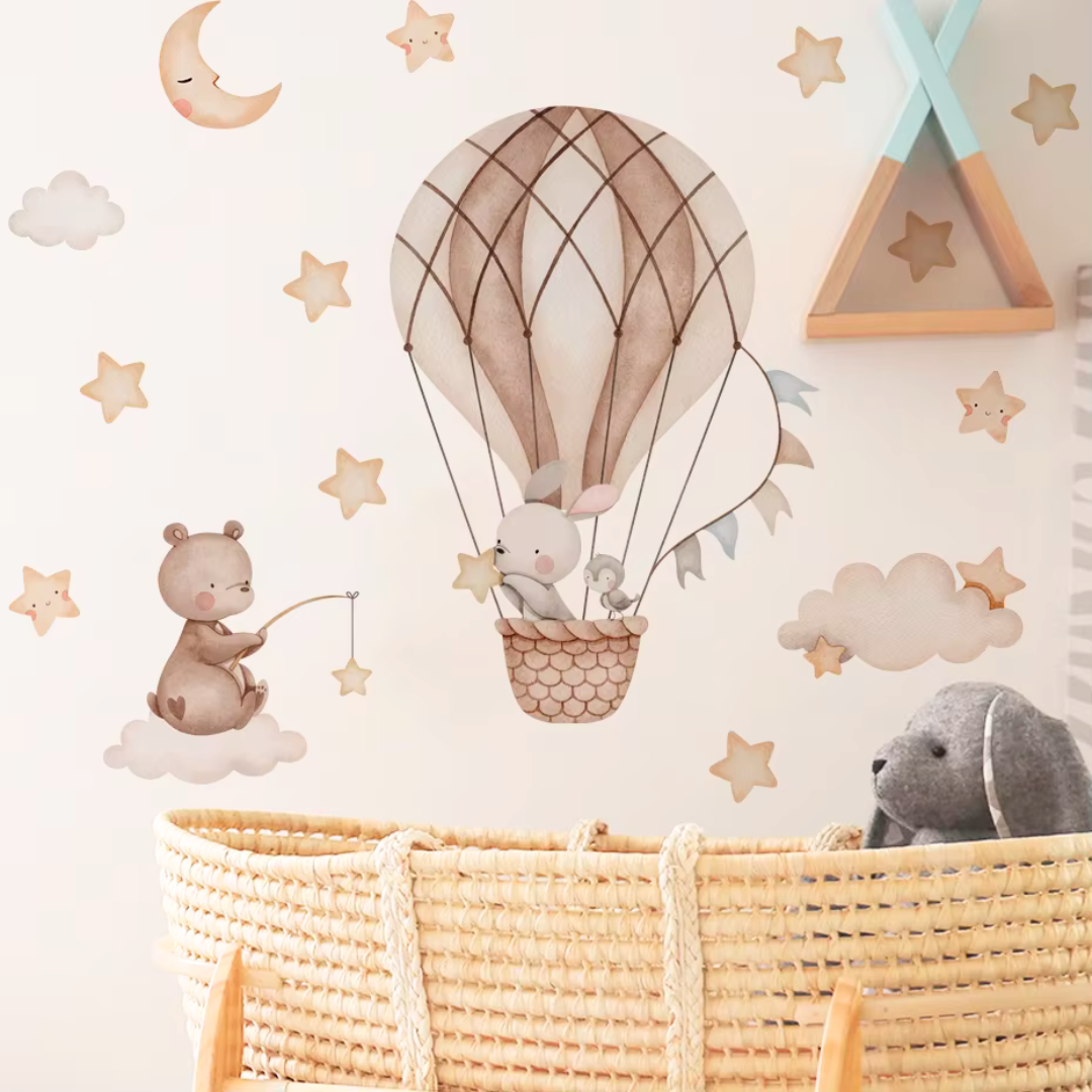 Hot Air Balloon Wall Stickers