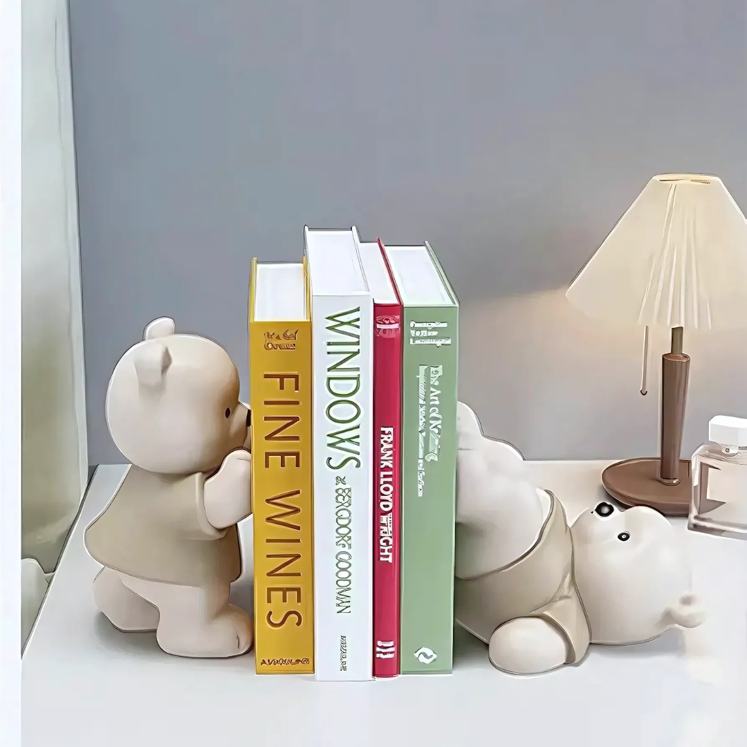 Adorable Bear Bookends