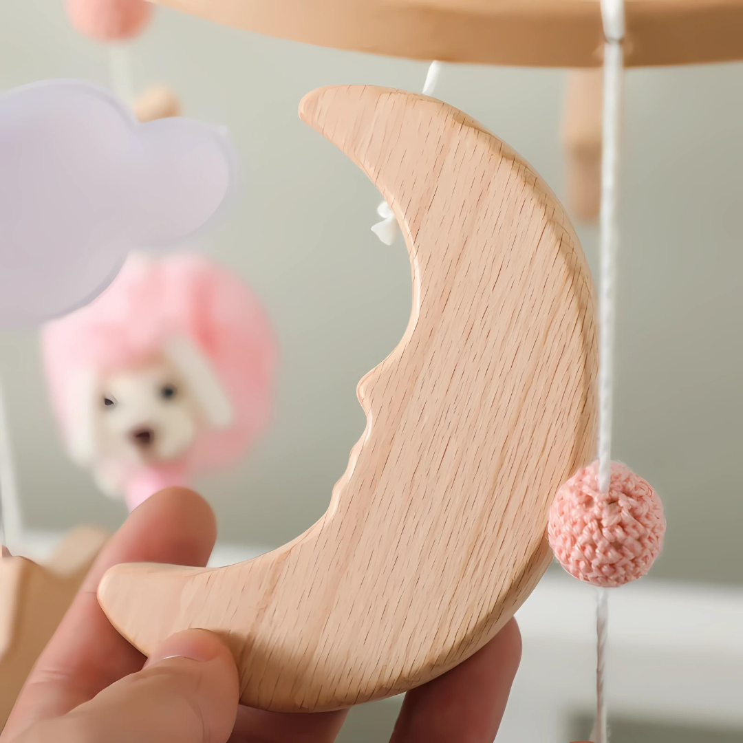 Wooden Baby Mobile