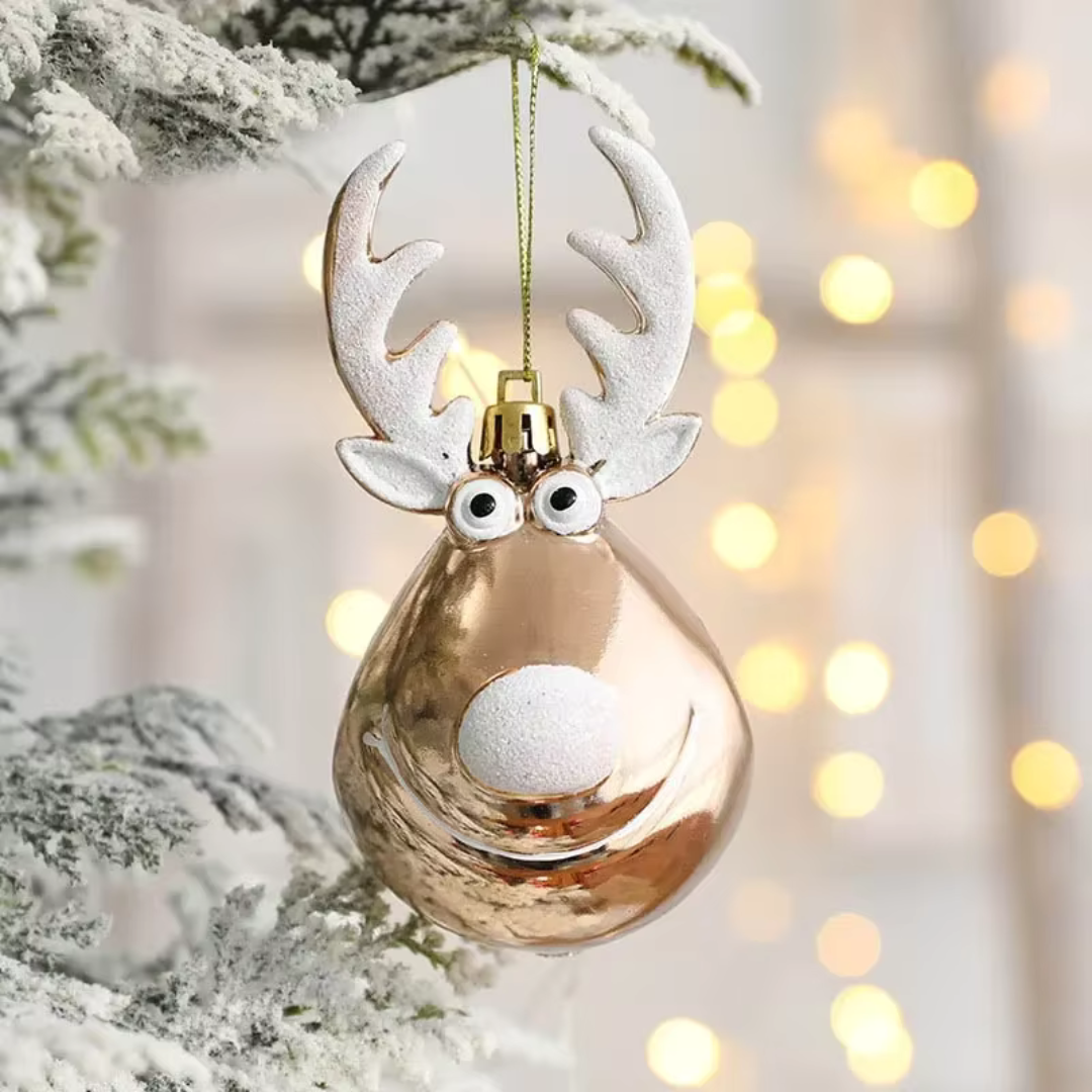 Elk Christmas Ball Ornaments