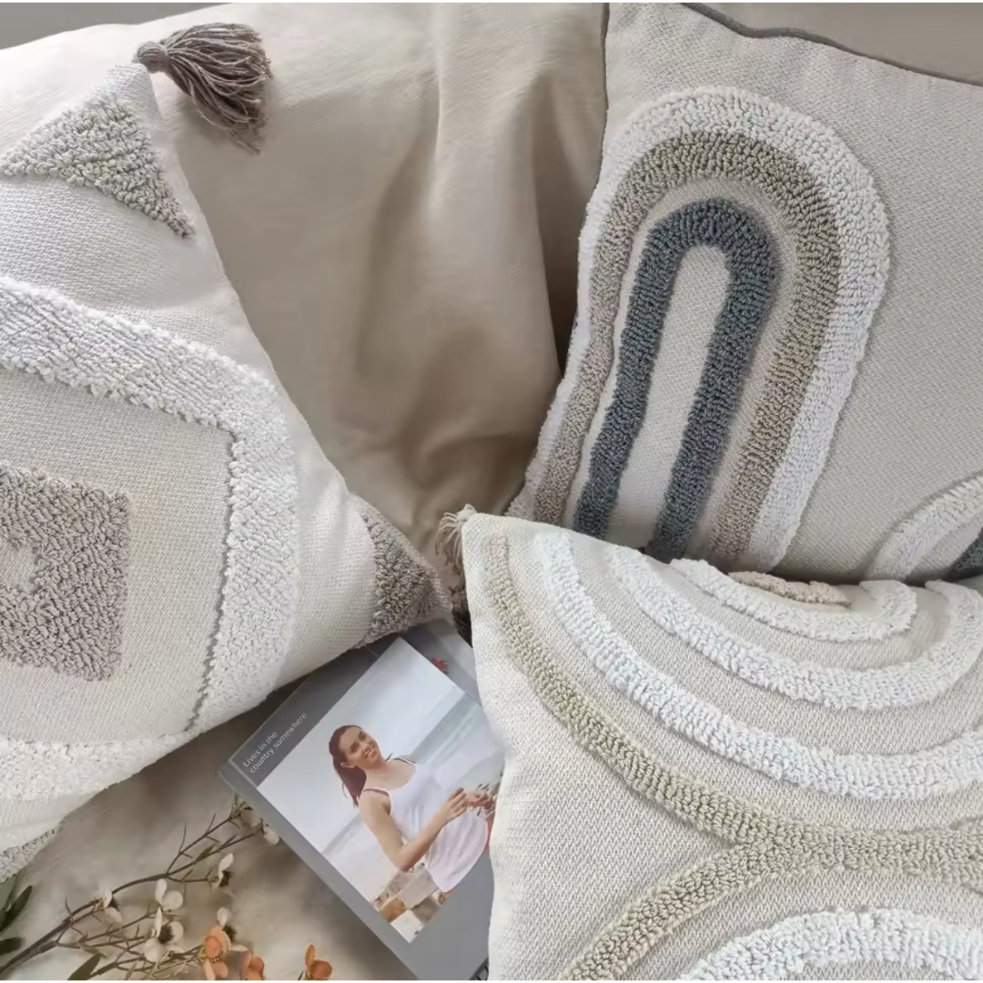 Serene Beige Bliss Cushion