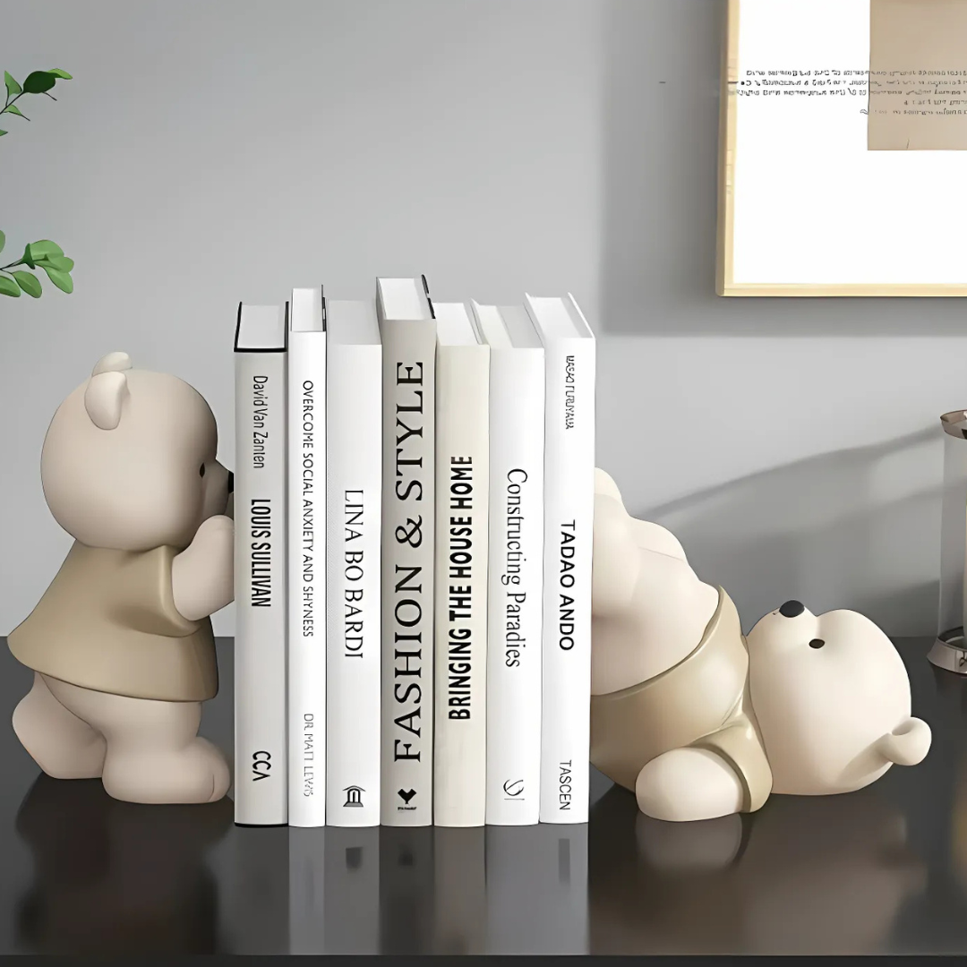 Adorable Bear Bookends