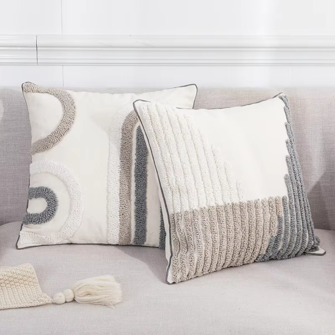 Modern Beige-Grey Cushion