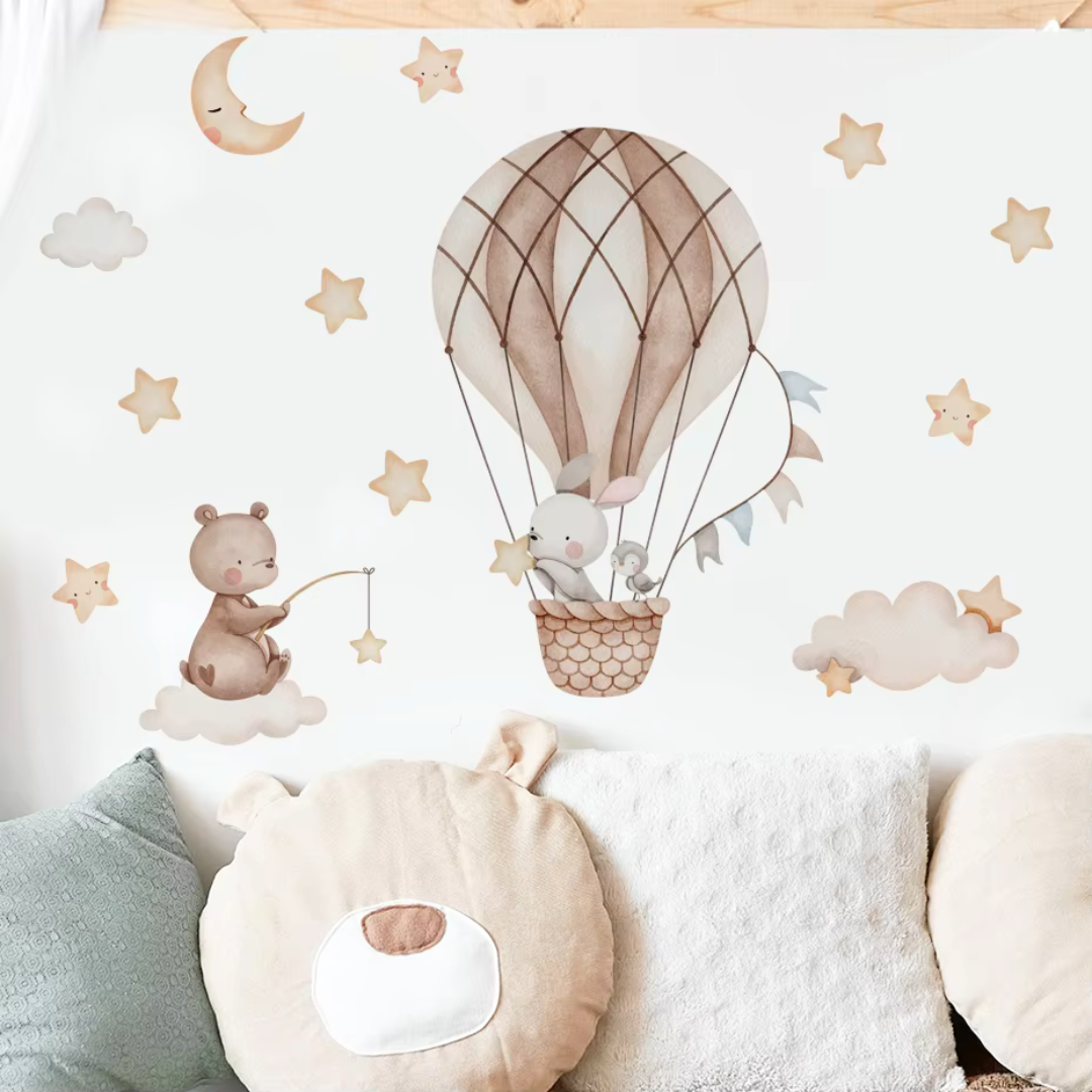 Hot Air Balloon Wall Stickers