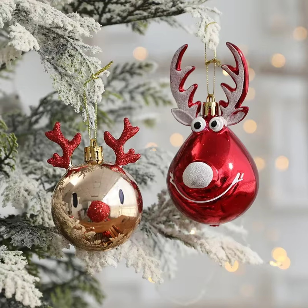 Unique Elk Christmas Tree Ball Ornaments