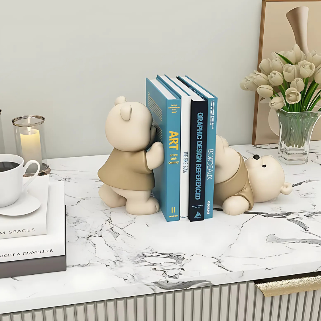 Adorable Bear Bookends