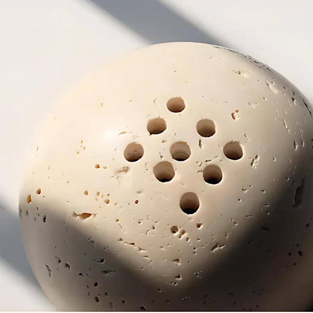 Beige Sphere Incense Burner