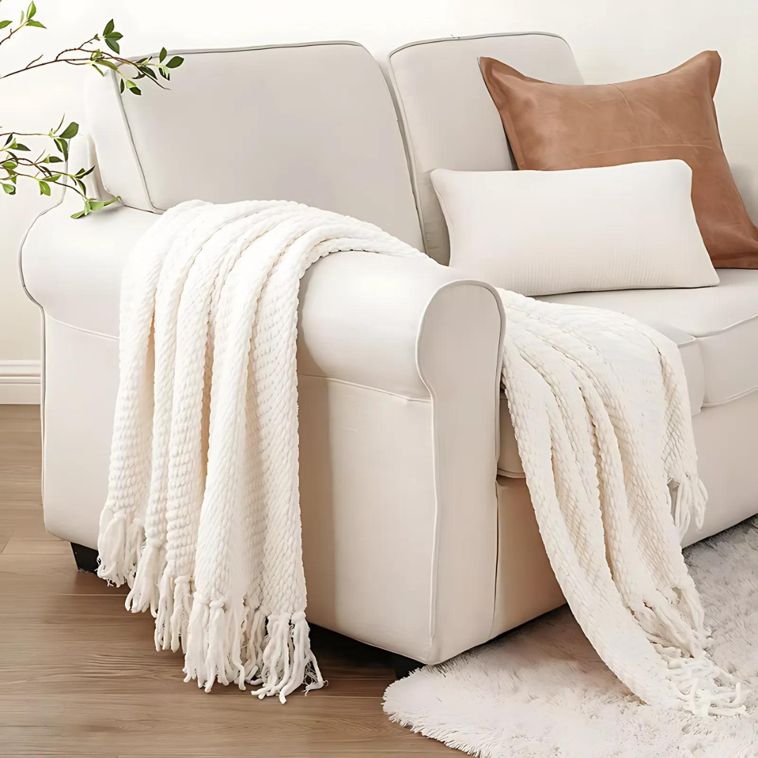 Battilo Knitted Throw Blanket