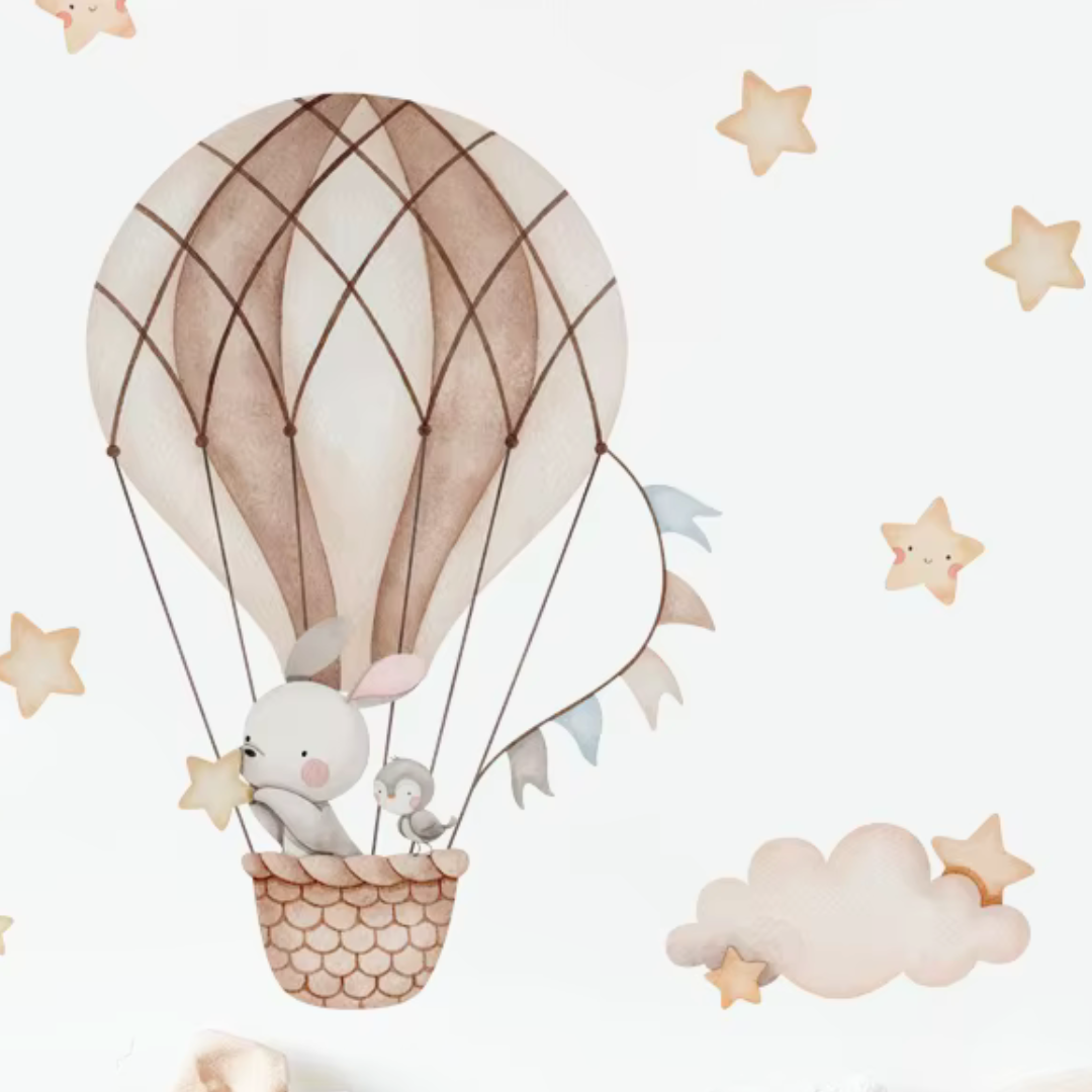 Hot Air Balloon Wall Stickers