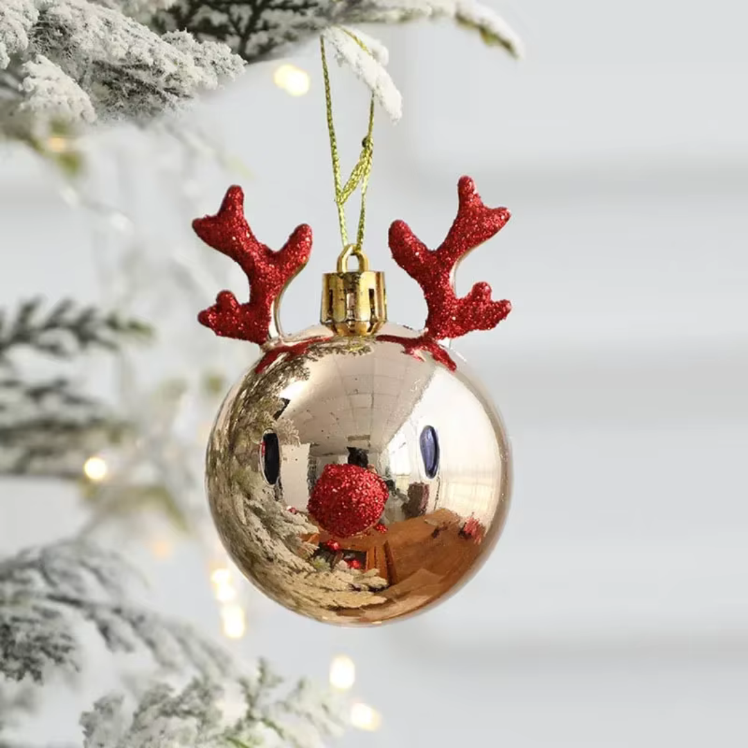 Unique Elk Christmas Tree Ball Ornaments