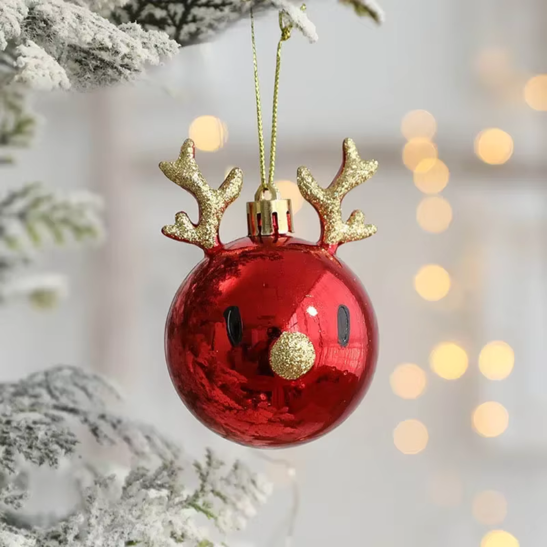 Unique Elk Christmas Tree Ball Ornaments