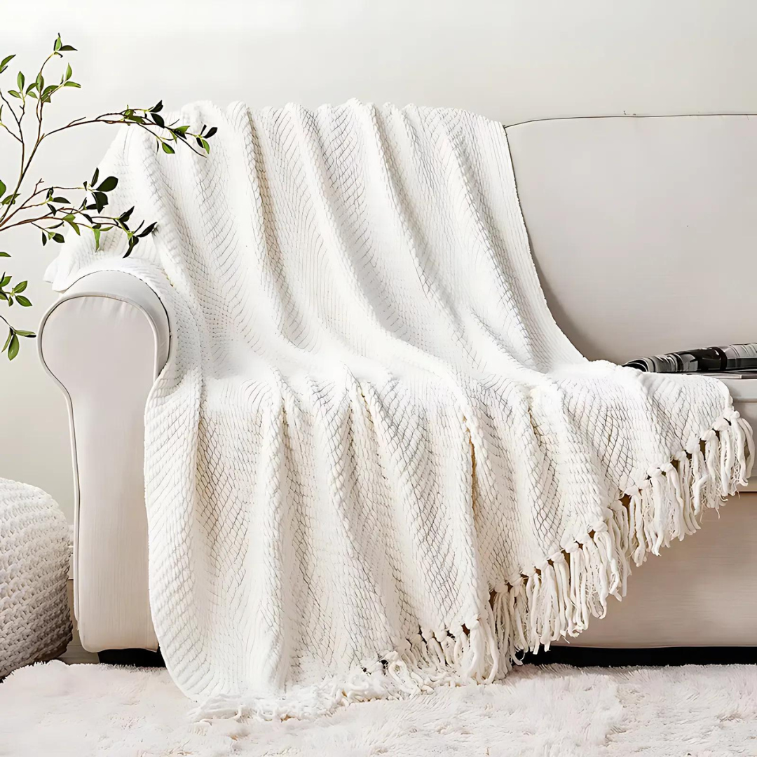 Battilo Knitted Throw Blanket