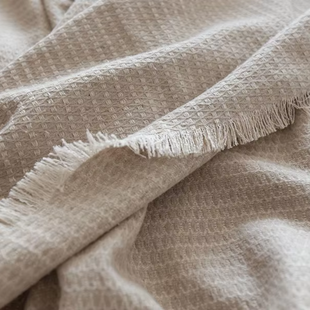 Linen Cotton Throw Blanket