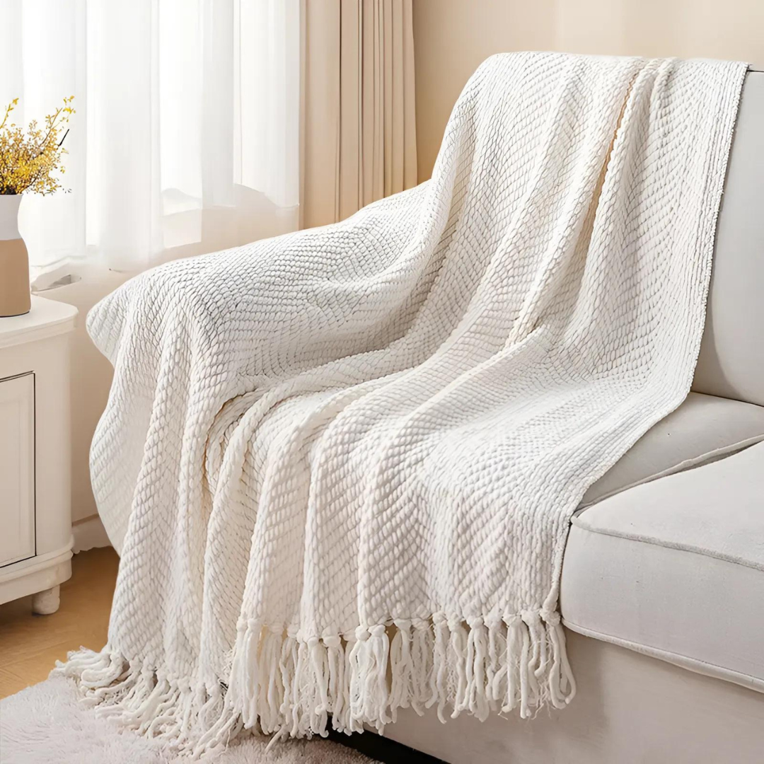 Battilo Knitted Throw Blanket