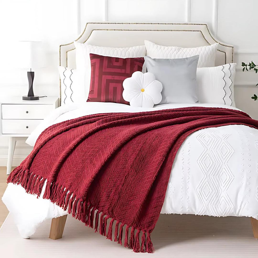 Red Christmas Blanket