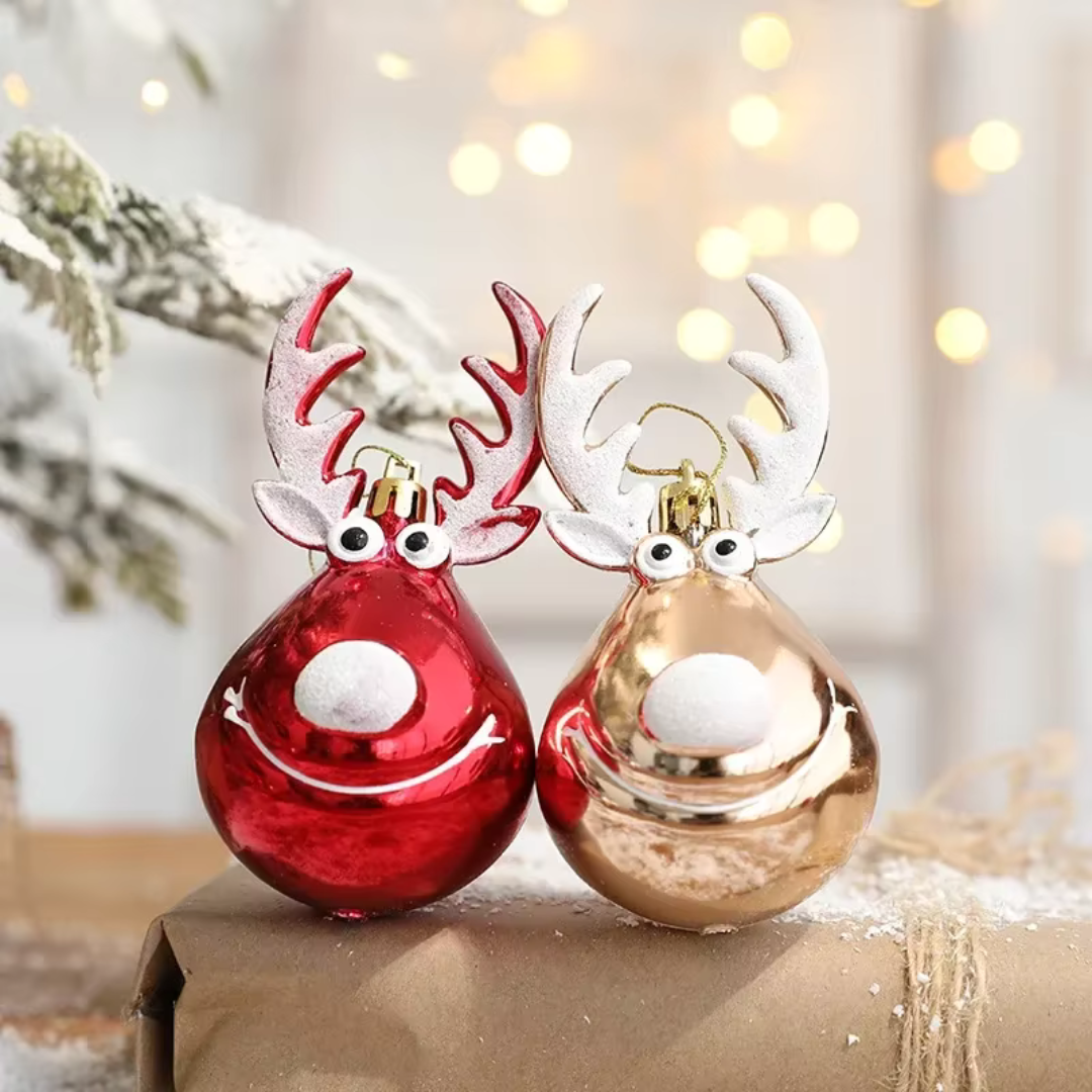 Elk Christmas Ball Ornaments