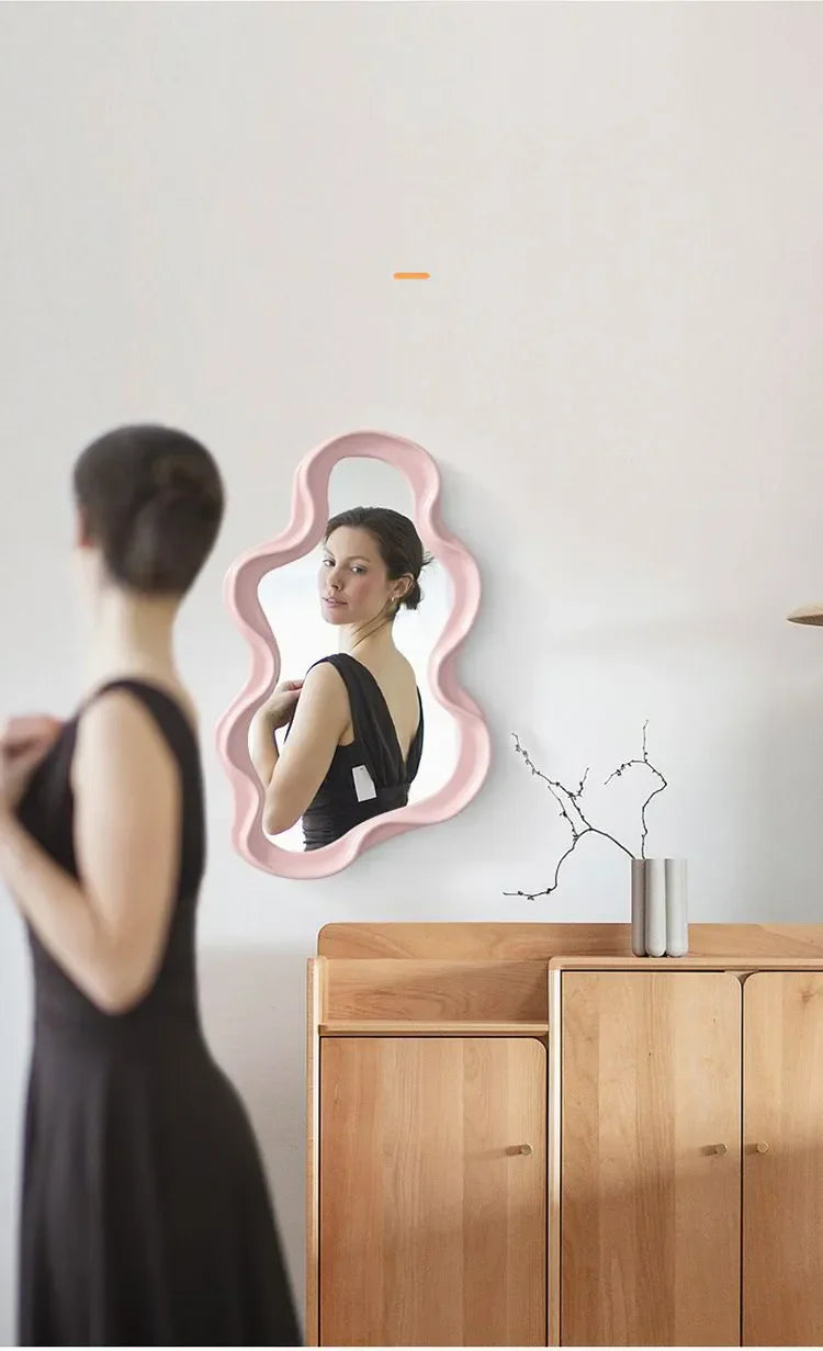 Cloud-Shaped Standing Mirror