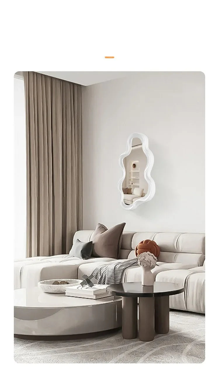 Cloud-Shaped Standing Mirror