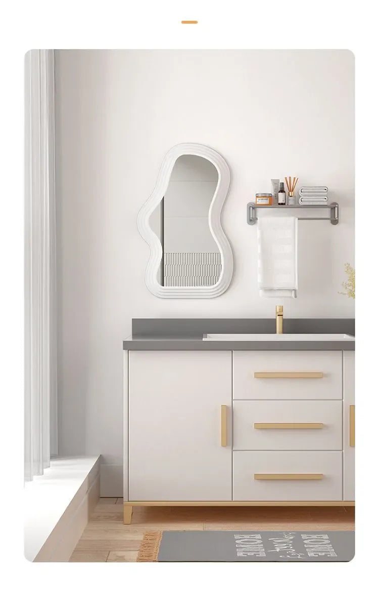 Cloud-Shaped Standing Mirror