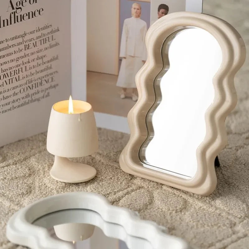 Cloud-Shaped Standing Mirror