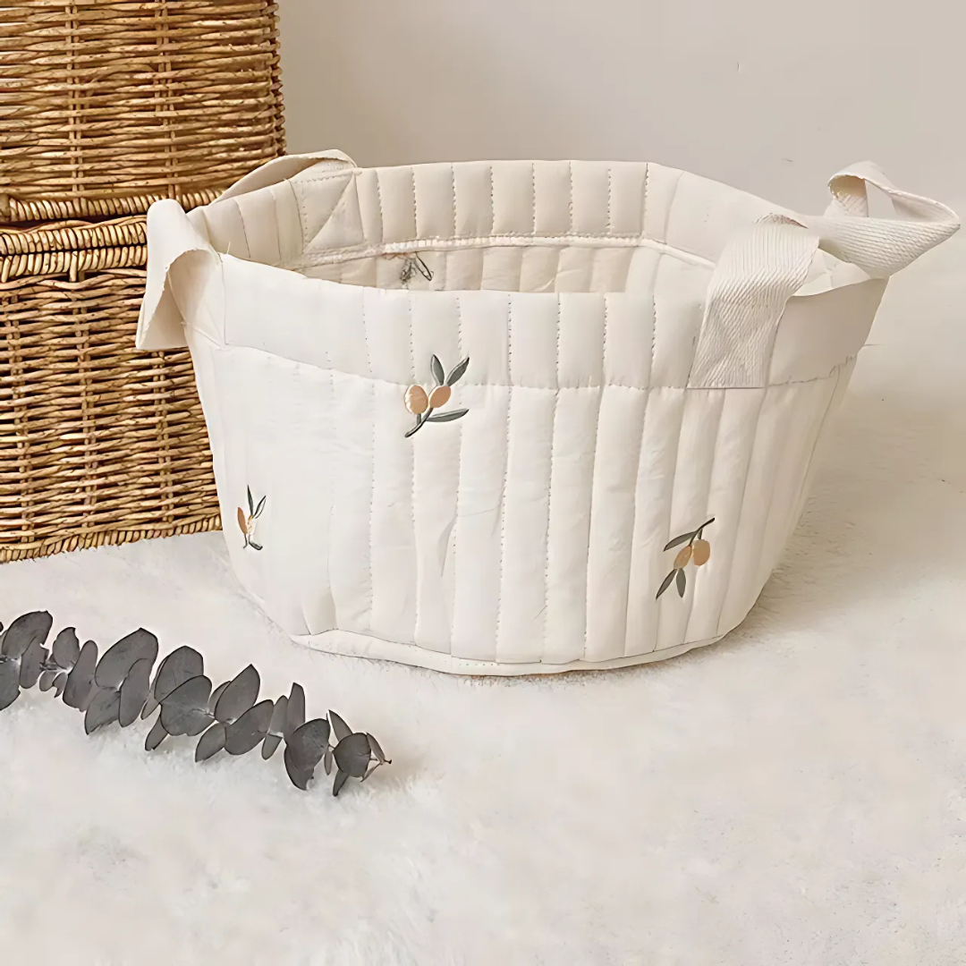 Olive Branch Changing Basket